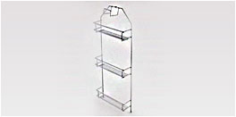 Подвесная гардеробная полка TLGRD 02